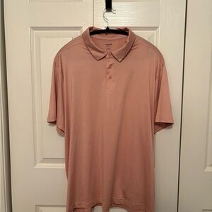 Old Navy Men's Light Pink Polo Shirt